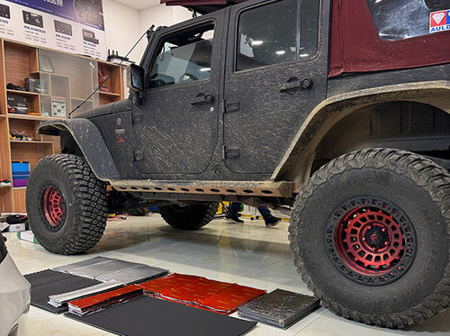 Rubicon Isolamento acustico aggiornato in tutta l'auto